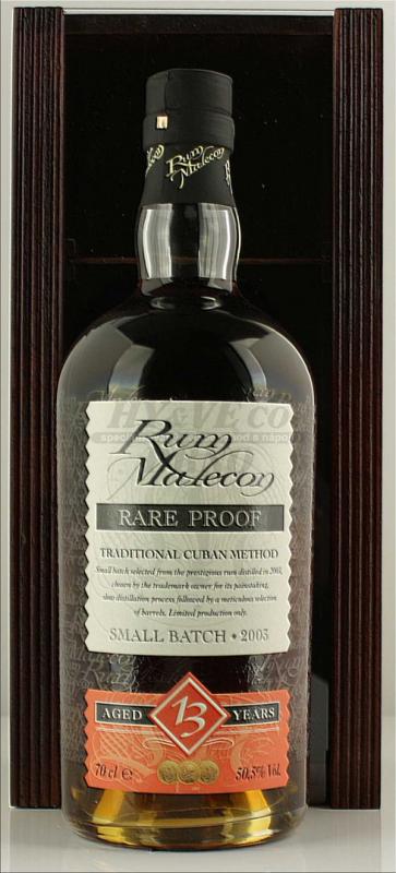 MALECON 13YO Rare Proof 0,7l 50,5%