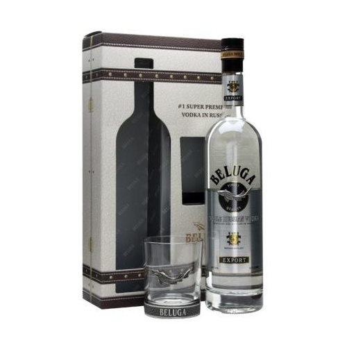 BELUGA Noble Vodka 1L 40% + sklo