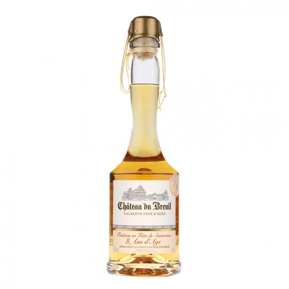 CALVADOS Château du Breuil FINITION FÛTS DE SAUTERNES – 8 ANS D’ÂGE  0,7l 43,4%