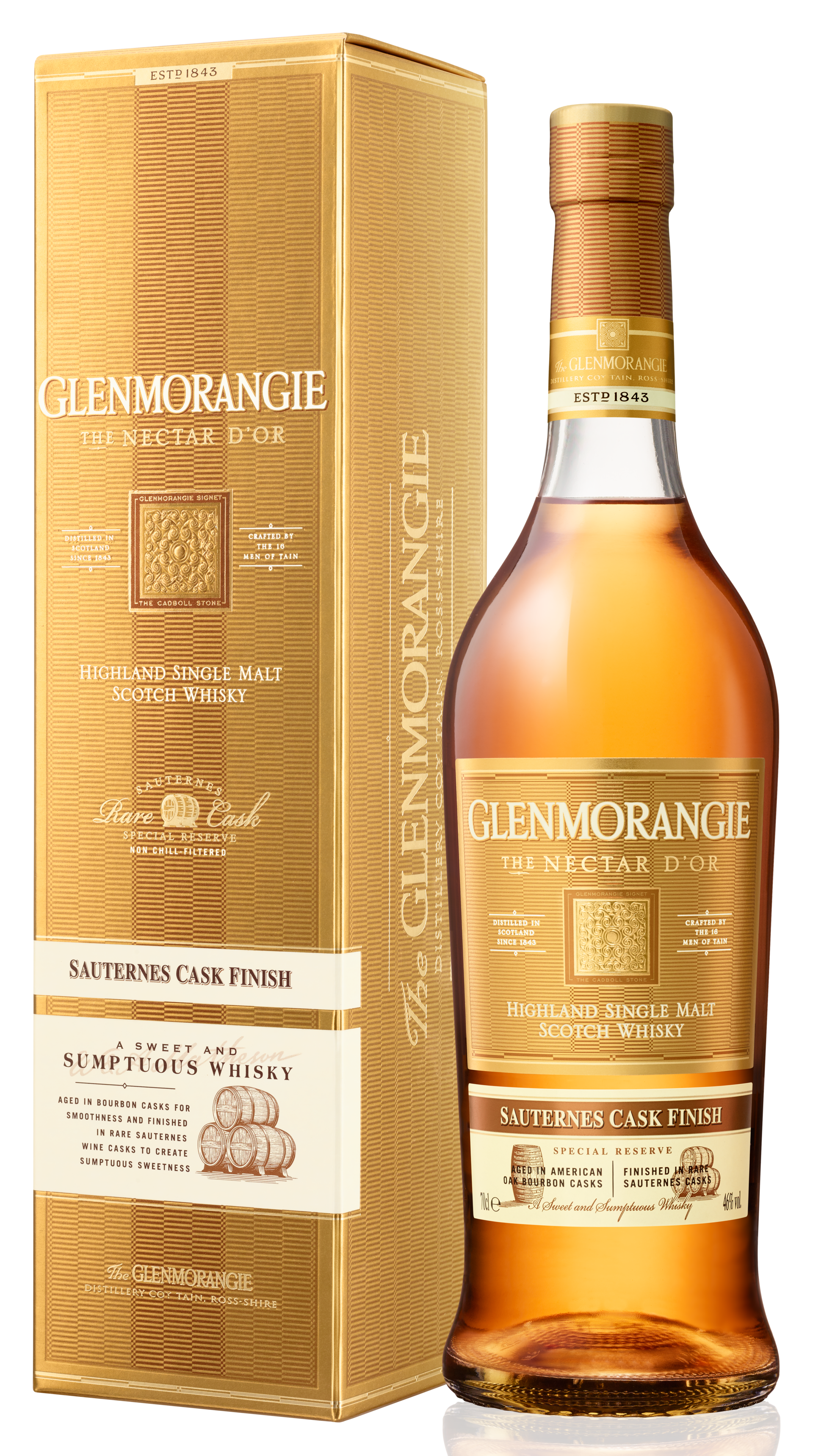 Glenmorangie Nectar D'Or Sauterness Cask 46% 0,7 l (kazeta)