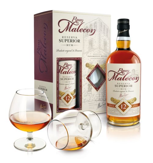 RUM MALECON 12YO 0,7l 40% + 2x sklo