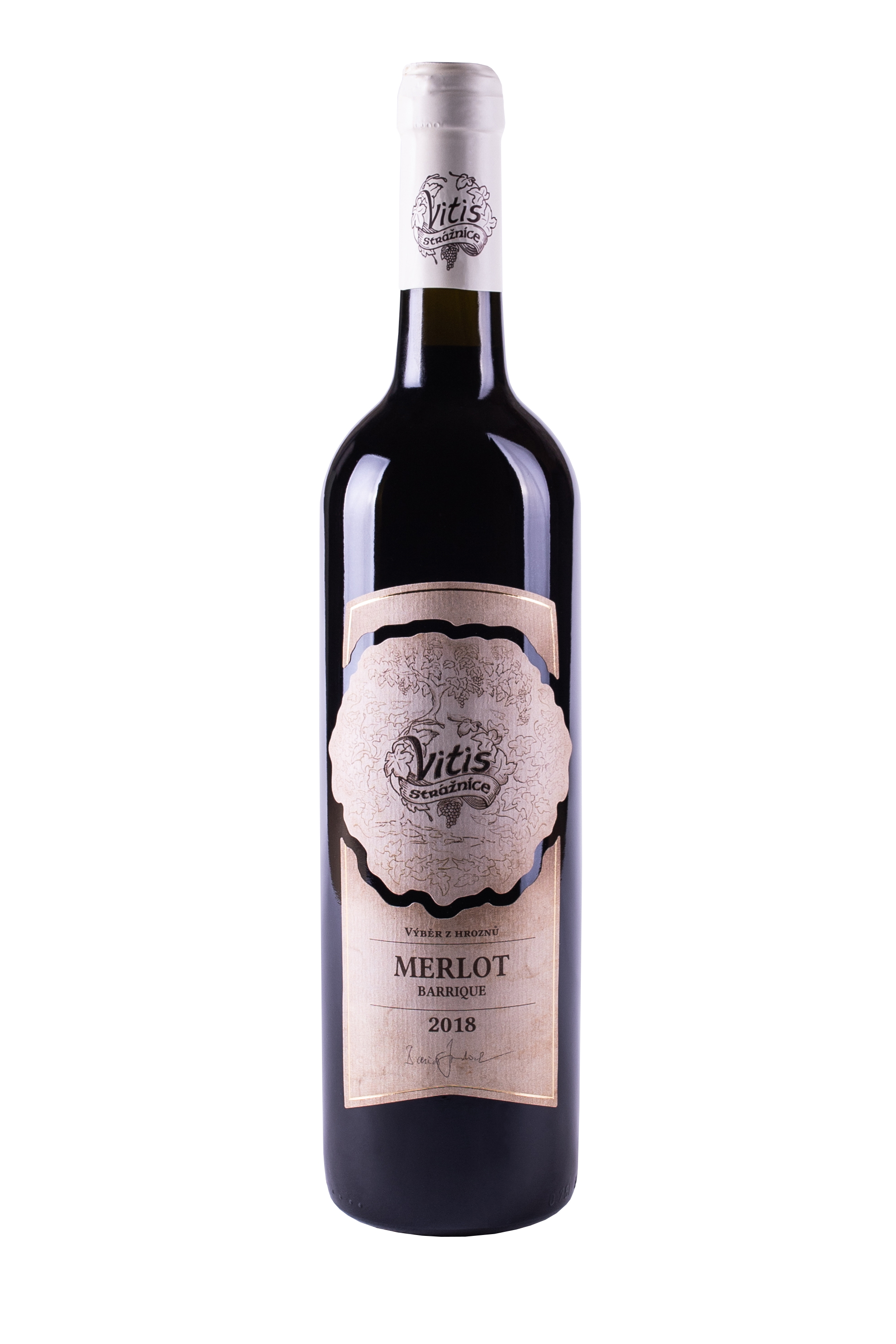 MERLOT VZH 2018 BARRIQUE VITIS STRÁŽNICE 0,75