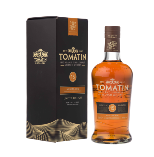 Tomatin Moscatel 15yo box