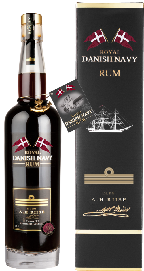 A.H. Riise Royal Danish Navy Rum 55%