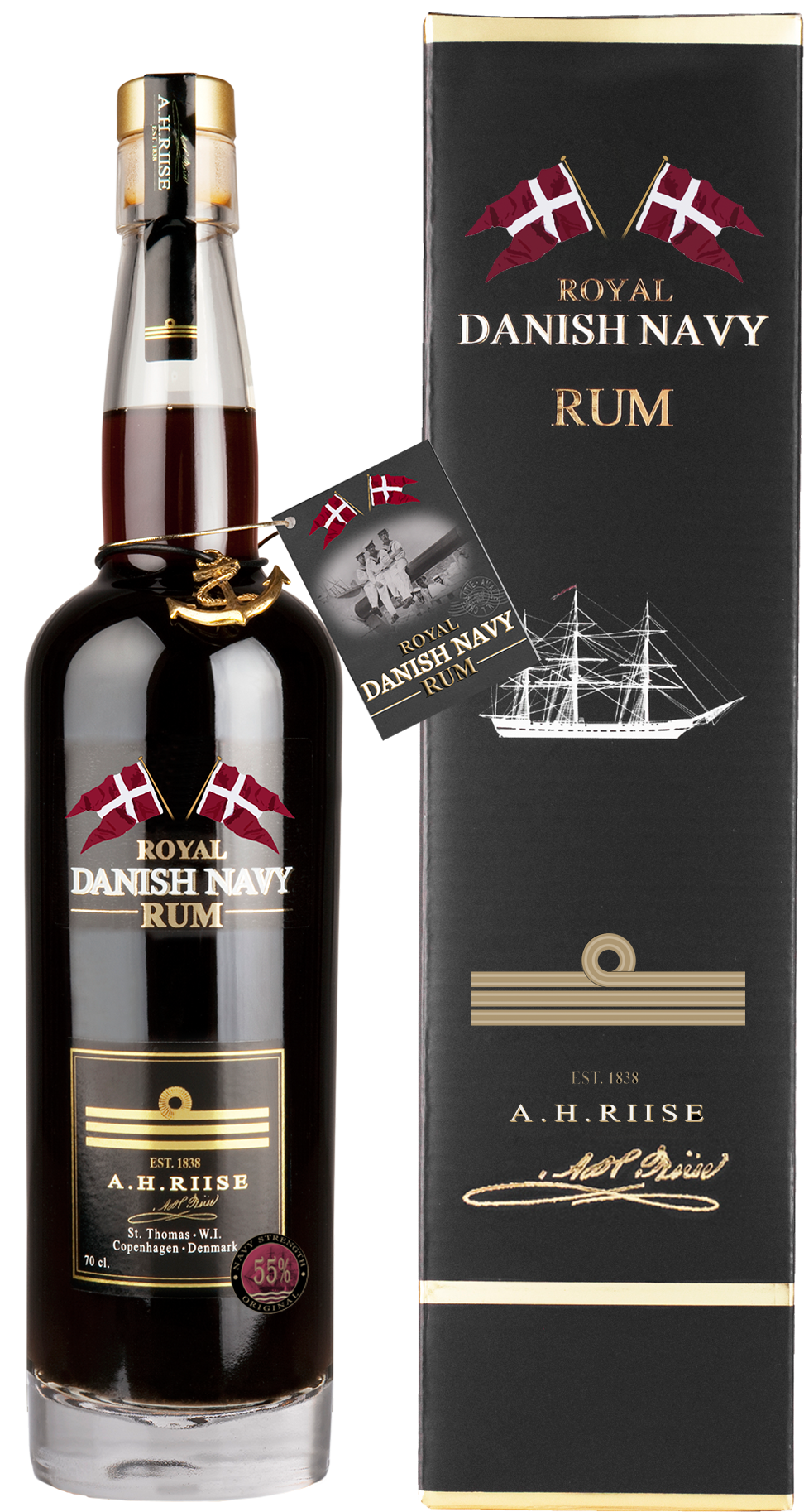 A.H. RIISE Royal Danish Navy Rum 0,7l 55%