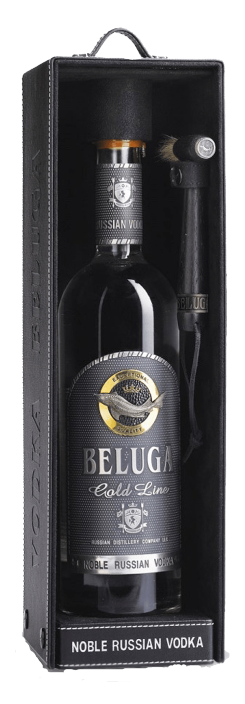 Beluga Golden Line Vodka 0,7l kožený box