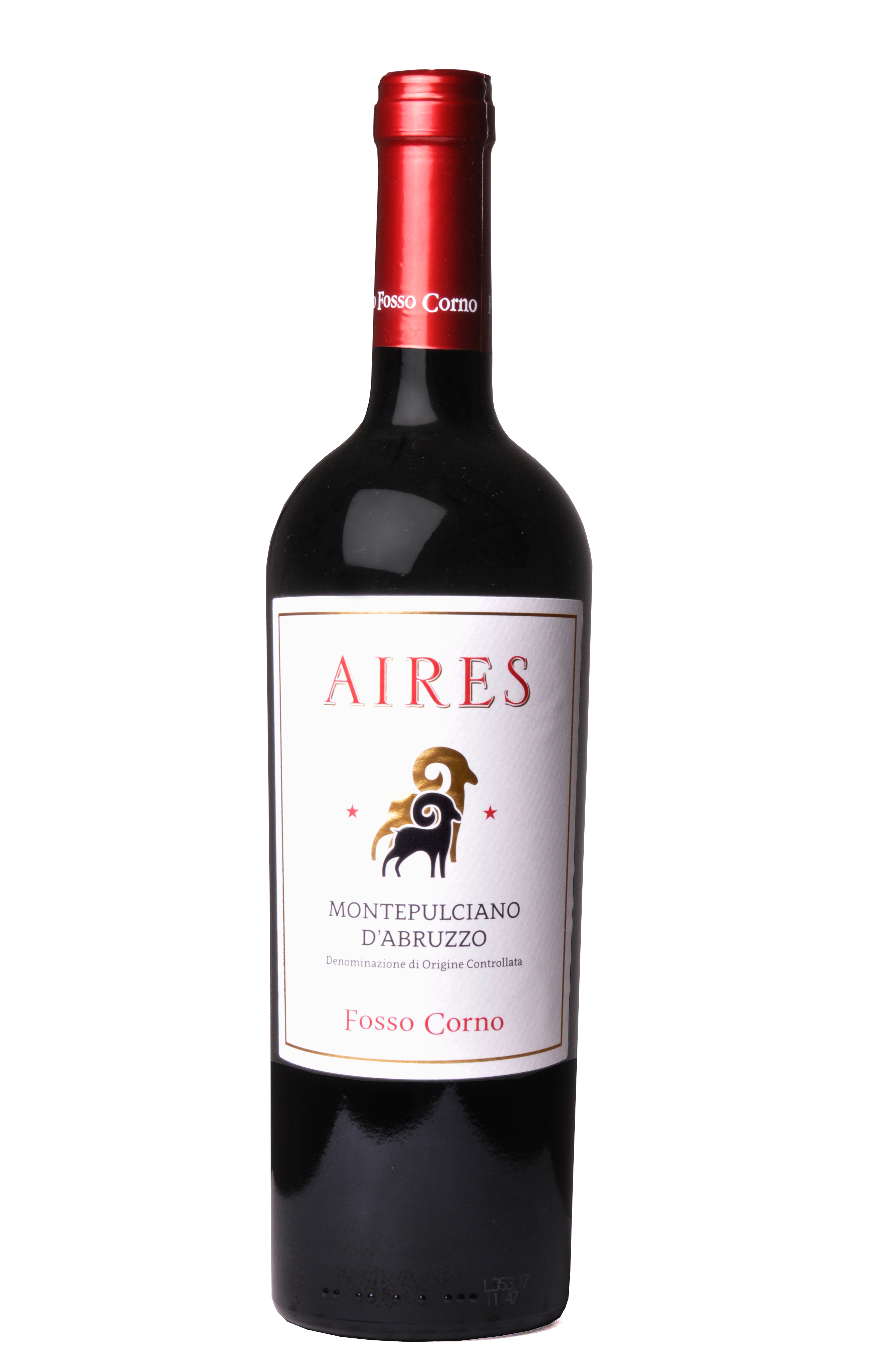 MONTEPULCIANO D’ABRUZZO DOC AIRES 2016 FOSSO CORNO 0,75