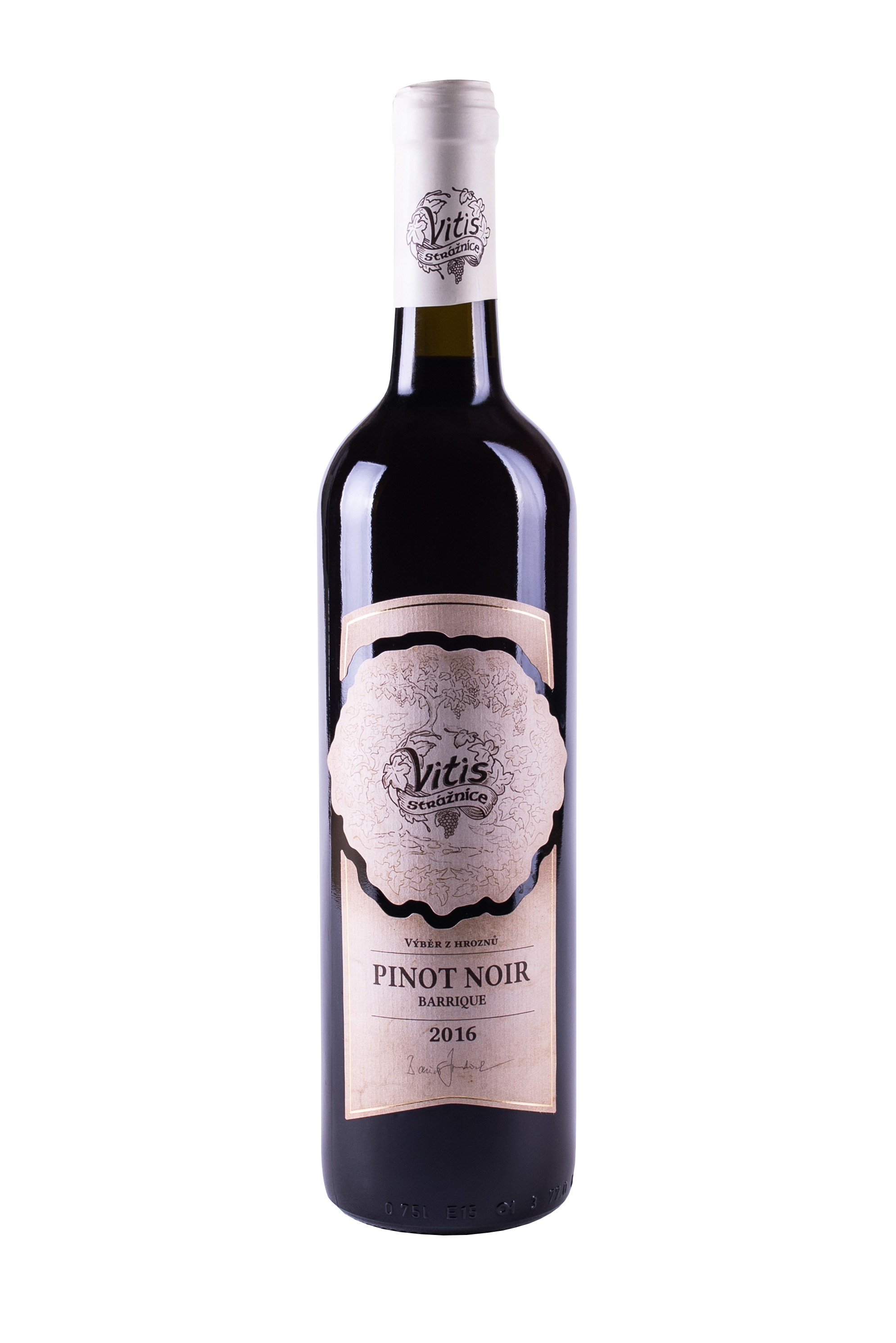PINOT NOIR VÝBĚR Z HROZNŮ BARRIQUE 2016 VITIS 0,75