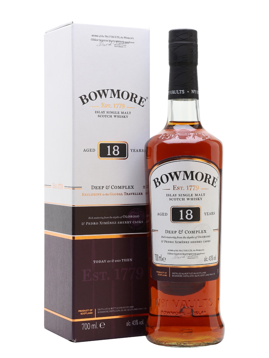 BOWMORE 18Y DEEP & COMPLEX 070 43%