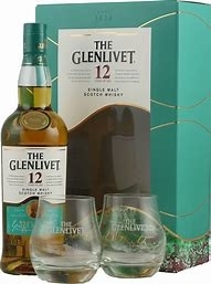 GLENLIVET 12Y + 2x sklo 070 40%