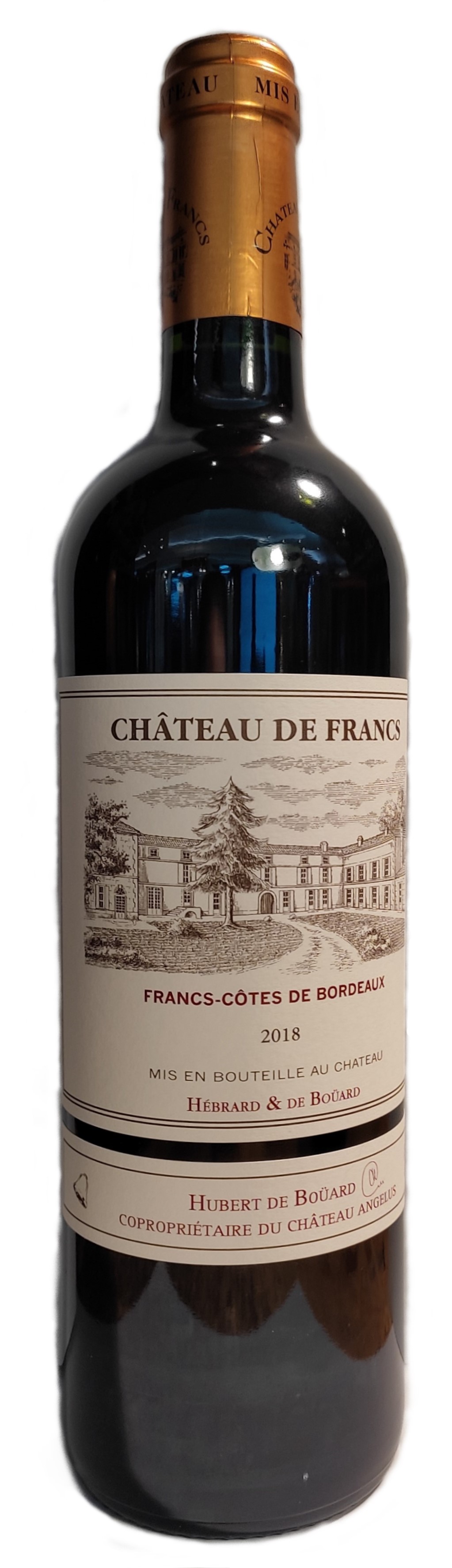 CHATEAU DE FRANCS AOC 2018 COTES DE BORDEAUX 0,75 Kratochvílovci